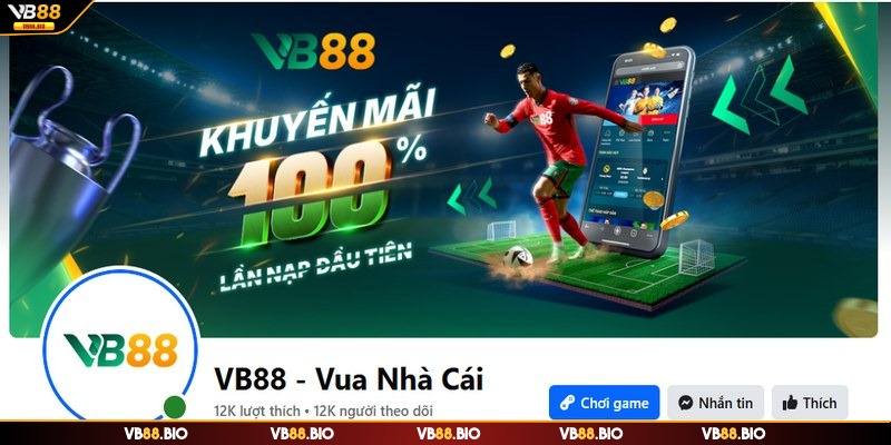 Liên hệ VB88 qua Facebook có thời gian phản hồi nhanh